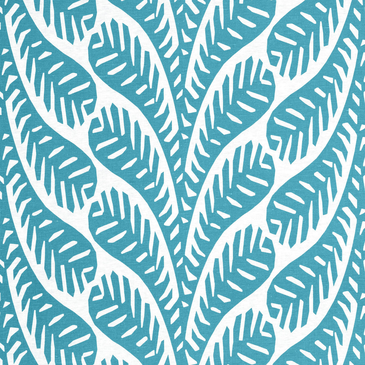 Thibaut Ginger Turquoise Fabric