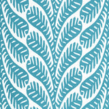 Thibaut Ginger Turquoise Fabric