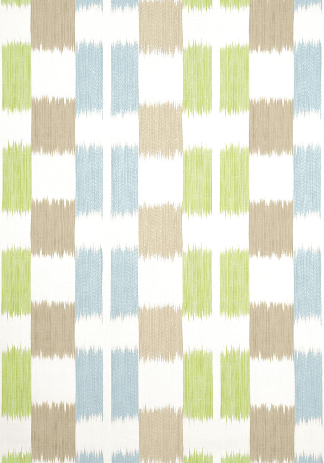 Thibaut KASURI Green and Spa Blue Fabric