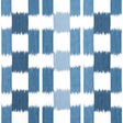 Thibaut Kasuri Blue And White Fabric
