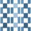 Thibaut Kasuri Blue And White Fabric