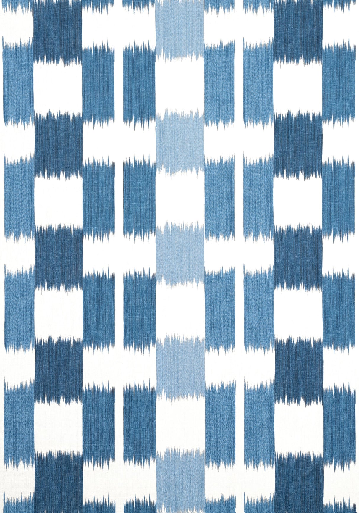 Thibaut KASURI Blue and White Fabric