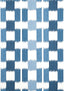 Thibaut KASURI Blue and White Fabric