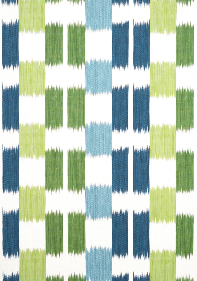 Thibaut KASURI Blue and Green Fabric