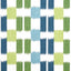Thibaut Kasuri Blue And Green Fabric