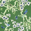 Thibaut Yukio Green Fabric