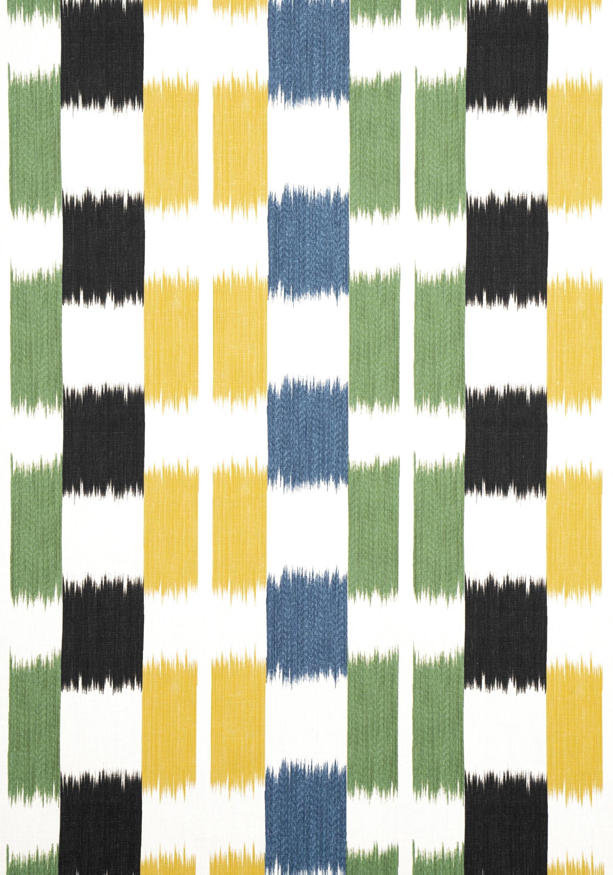 Thibaut KASURI Black and Green Fabric