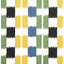 Thibaut Kasuri Black And Green Fabric