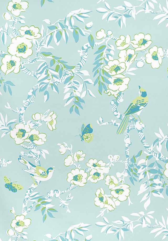 Thibaut YUKIO Spa Blue Fabric