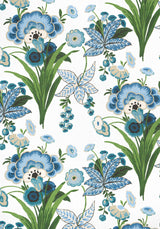 Thibaut PASADENA Blue and Green Fabric