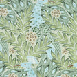 Thibaut Desmond Aqua And Green Fabric
