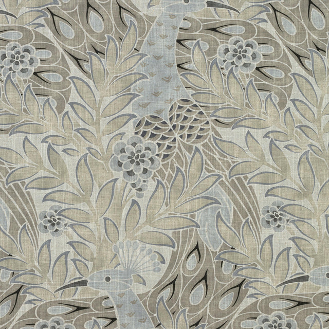 Thibaut Desmond Beige And Grey Fabric