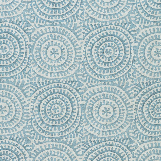 Thibaut Kasai Aqua Fabric