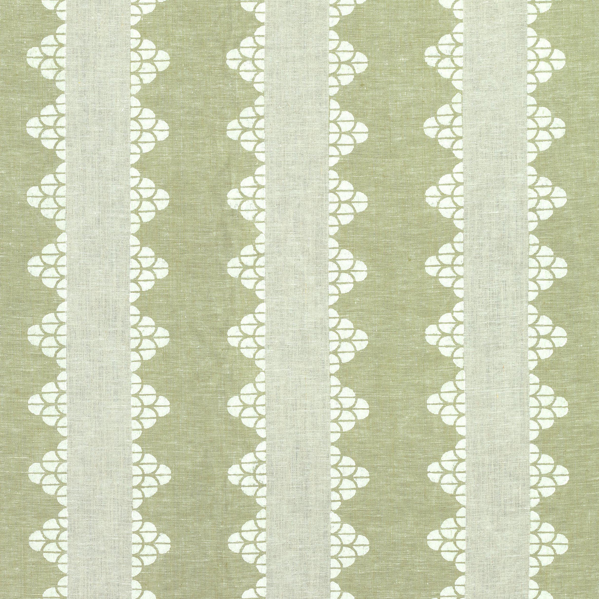 Thibaut Dhara Stripe Green Fabric