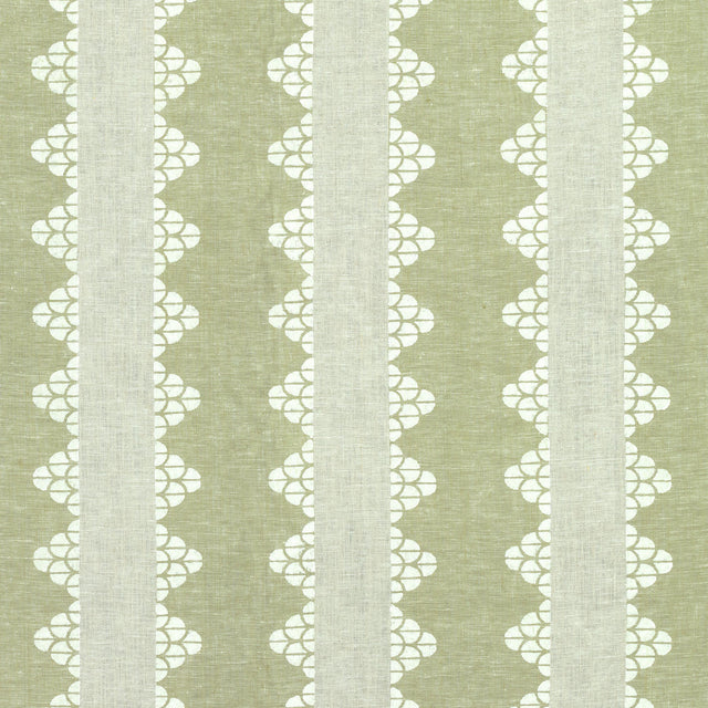 Thibaut Dhara Stripe Green Fabric