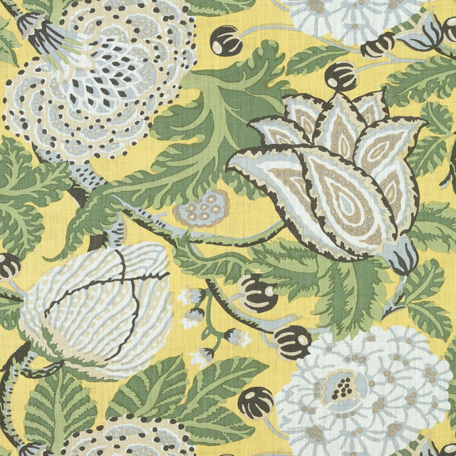 Thibaut Mitford Yellow Fabric