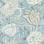 Thibaut Mitford Aqua Fabric