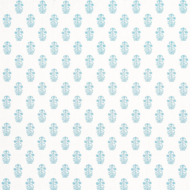 Thibaut CORWIN Seaglass on White Fabric