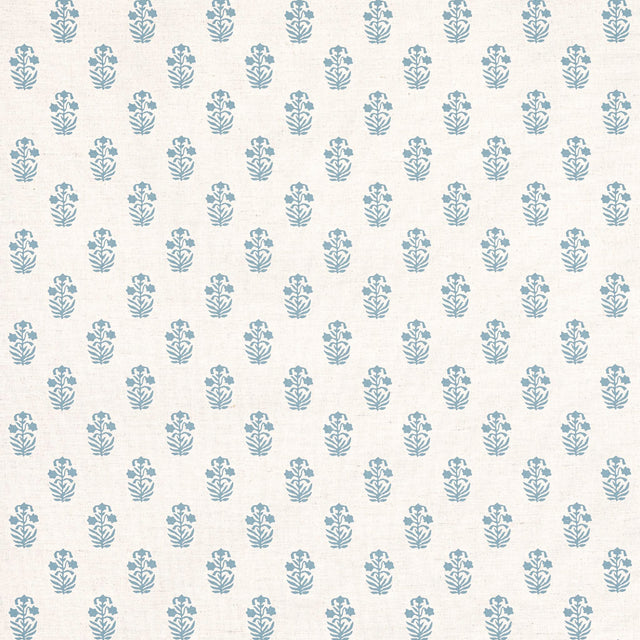 Thibaut CORWIN Slate on Natural Fabric