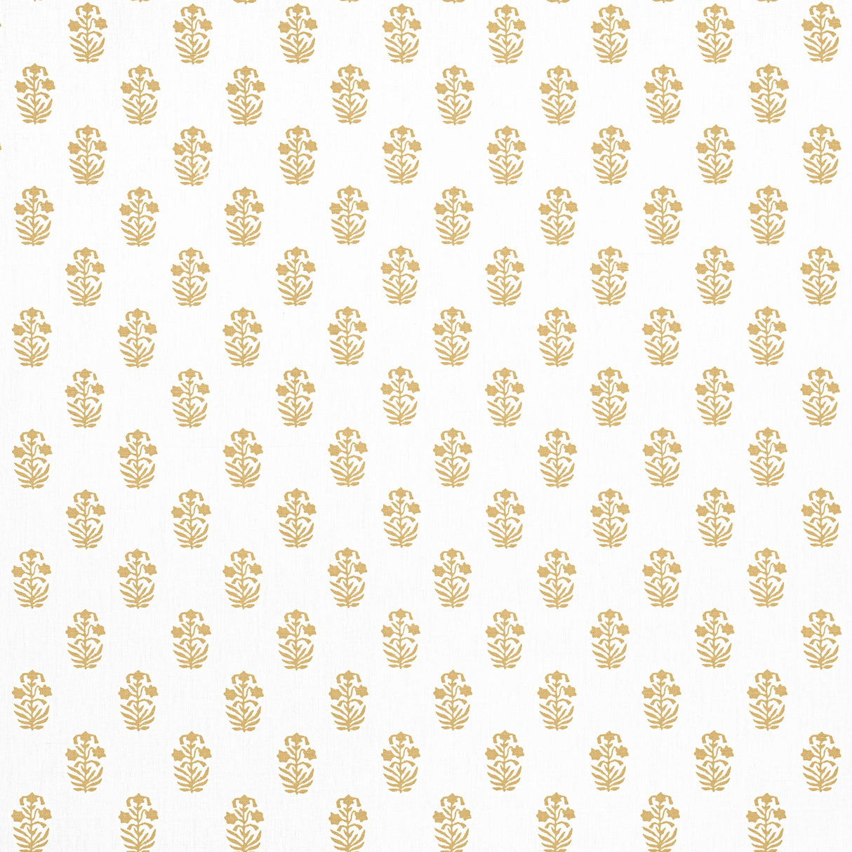 Thibaut CORWIN Gold on White Fabric