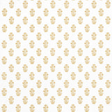 Thibaut CORWIN Gold on White Fabric