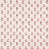 Thibaut CORWIN Raspberry on Natural Fabric