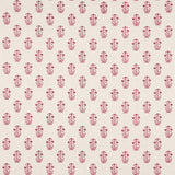 Thibaut Corwin Raspberry On Natural Fabric