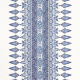 Thibaut Akola Stripe Blue And White Fabric