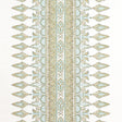 Thibaut AKOLA STRIPE Seaglass and Gold Fabric