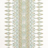 Thibaut AKOLA STRIPE Seaglass and Gold Fabric