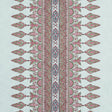 Thibaut AKOLA STRIPE Raspberry and Teal Fabric