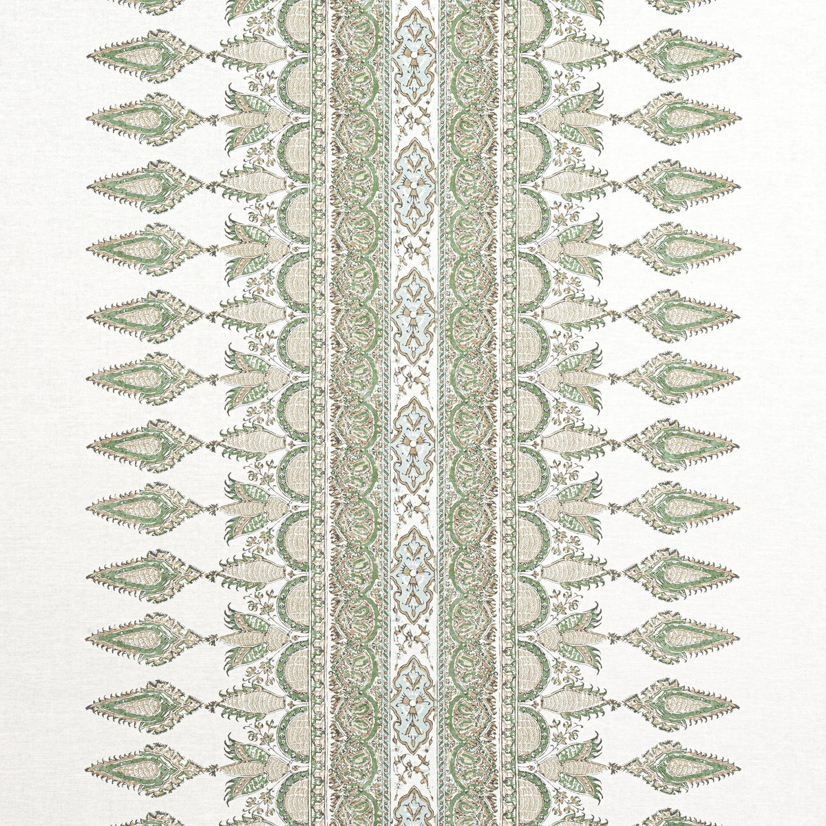 Thibaut Akola Stripe Green Fabric