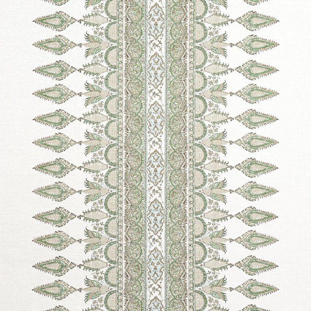 Thibaut Akola Stripe Green Fabric