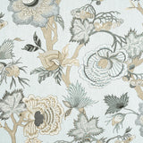 Thibaut INDIENNE JACOBEAN Robin's Egg Fabric