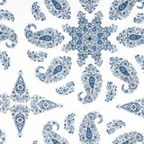 Thibaut EAST INDIA Blue and White Fabric
