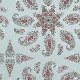 Thibaut East India Raspberry And Teal Fabric