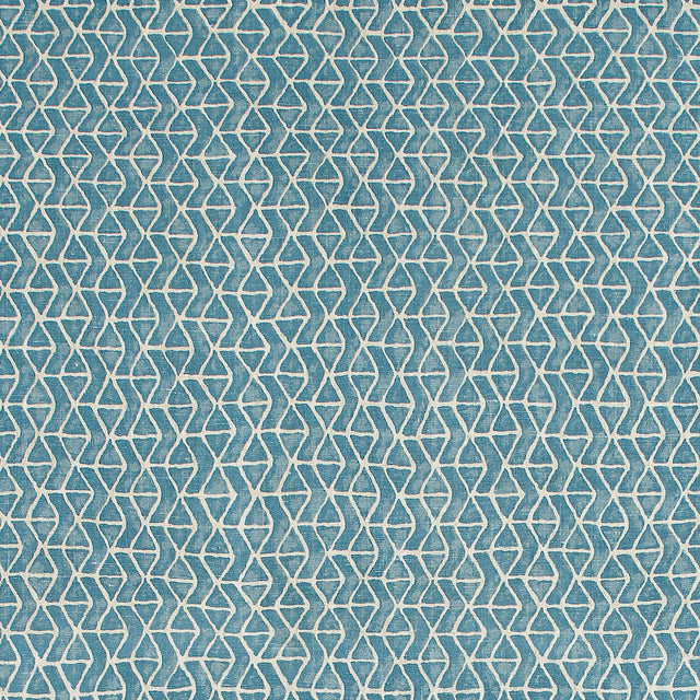 Thibaut Stony Brook Spa Blue Fabric