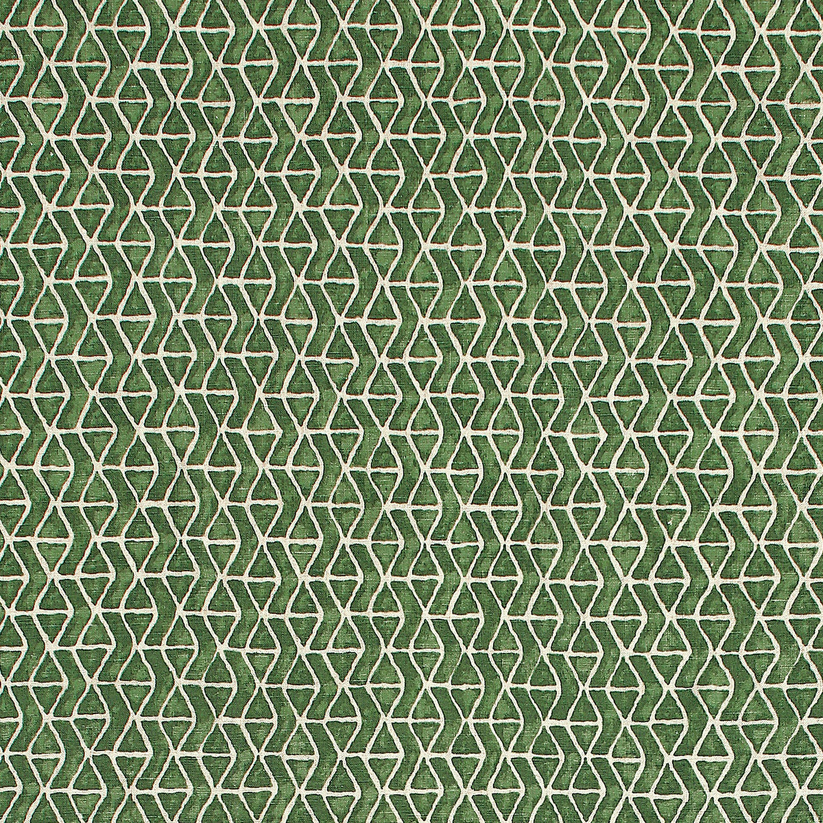 Thibaut Stony Brook Green Fabric