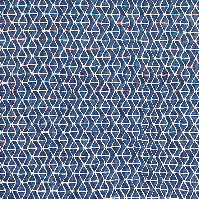 Thibaut Stony Brook Navy Fabric