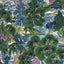 Thibaut Pagoda Trees Lavender And Blue Fabric