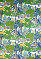 Thibaut ALBERO Green and Blue Fabric