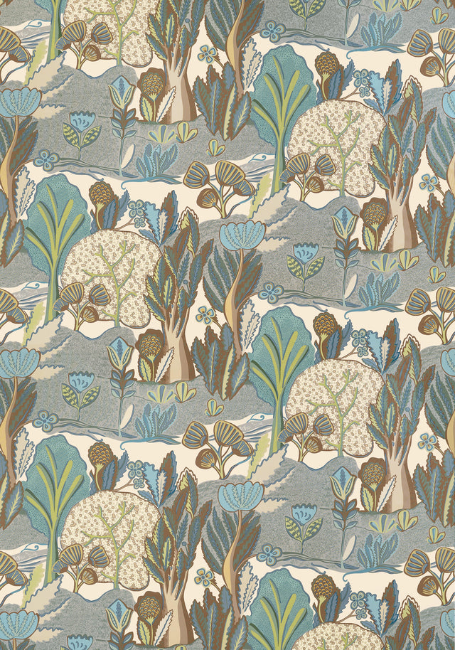 Thibaut ALBERO Sage and Beige Fabric