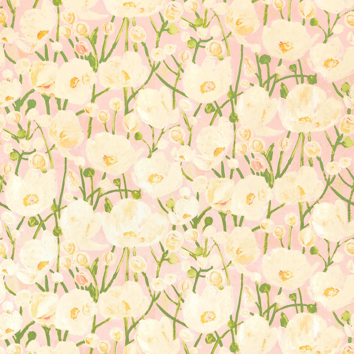 Thibaut Tivoli Seashell Pink Fabric