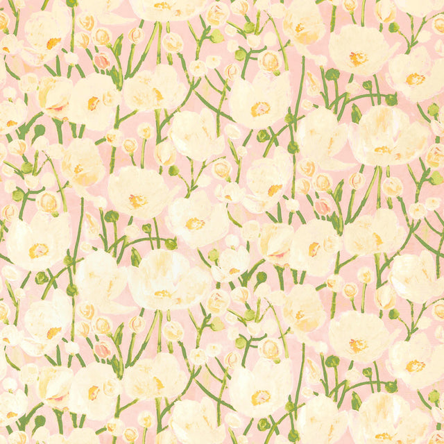 Thibaut Tivoli Seashell Pink Fabric