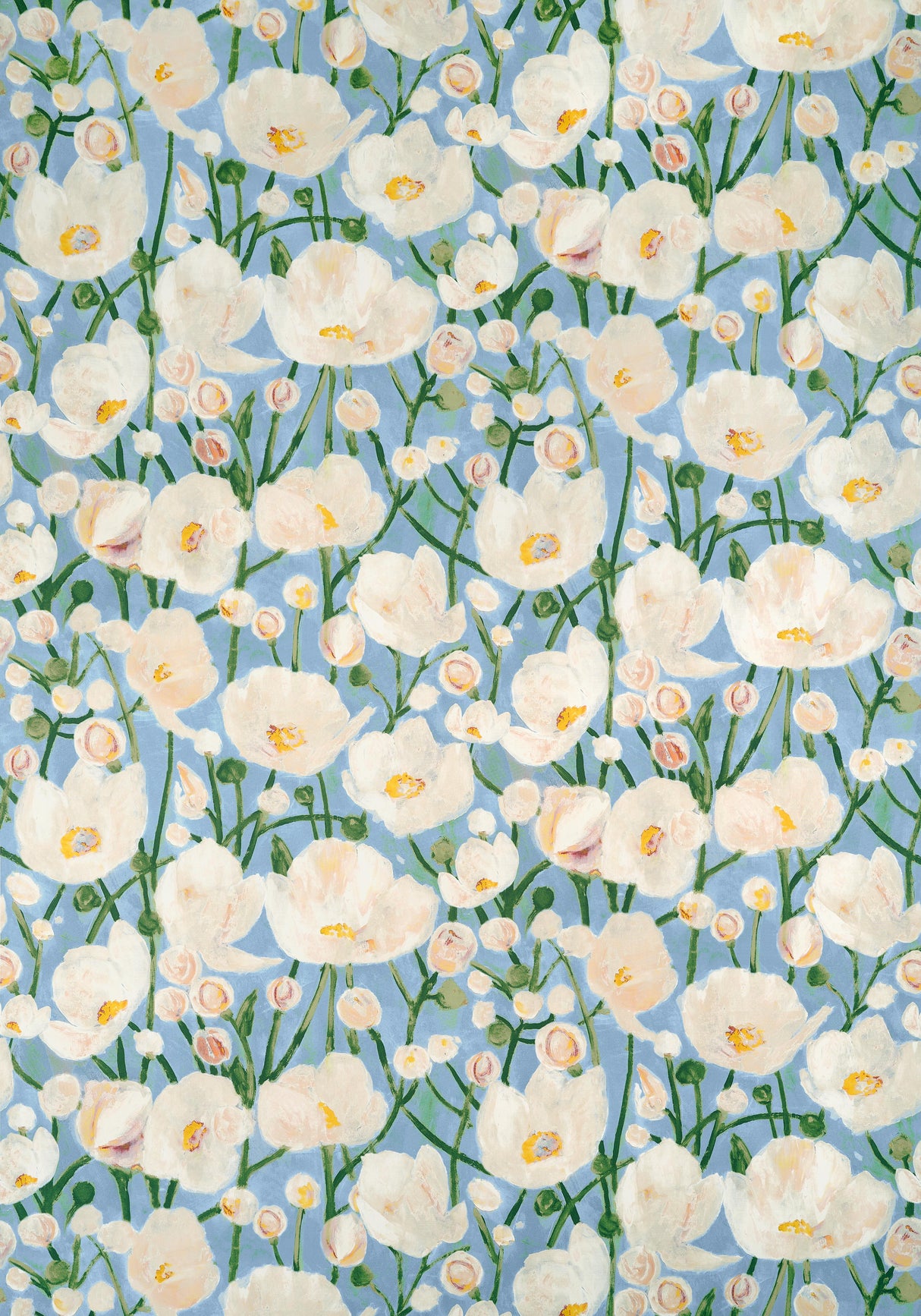 Thibaut TIVOLI Sky Blue Fabric