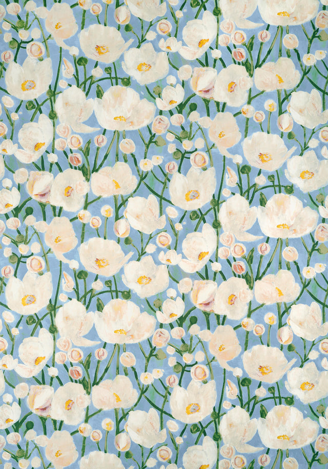 Thibaut TIVOLI Sky Blue Fabric