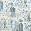 Thibaut Royale Toile Blue Fabric