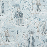 Thibaut Royale Toile Aqua Fabric