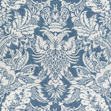 Thibaut Chardonnet Damask Navy Fabric