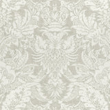 Thibaut Chardonnet Damask Grey Fabric